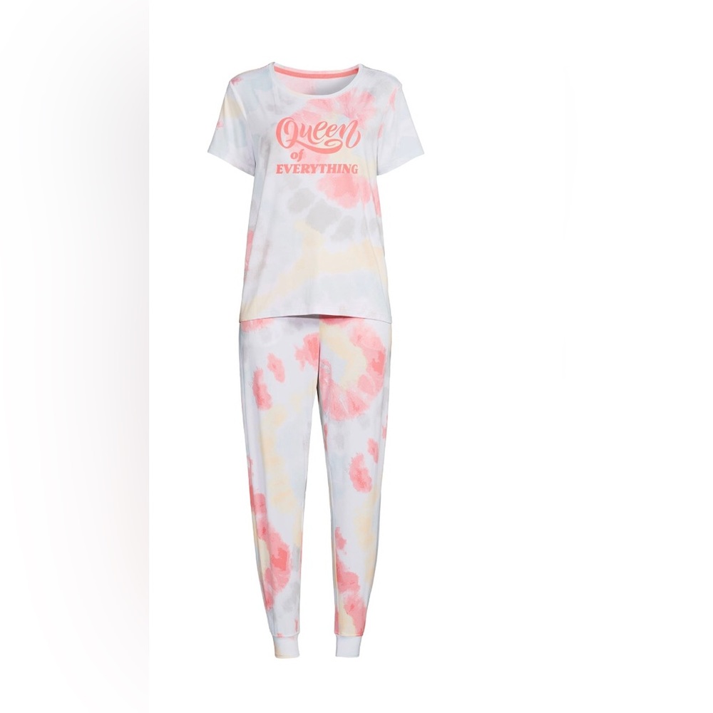 Plus size queen of everything pullover tag-free top tapered leg pjs Set size 3X